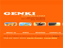 Tablet Screenshot of genkicrepes.com